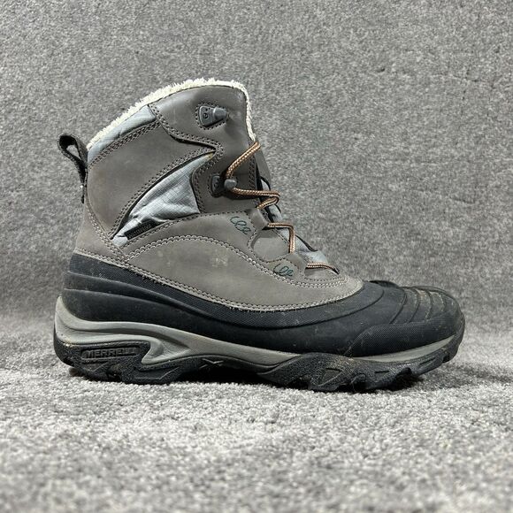 Merrell Snowbound Waterproof OptiWarm Charcoal Snow Boots J55622 Women’s Sz 9.5 - Picture 1 of 12
